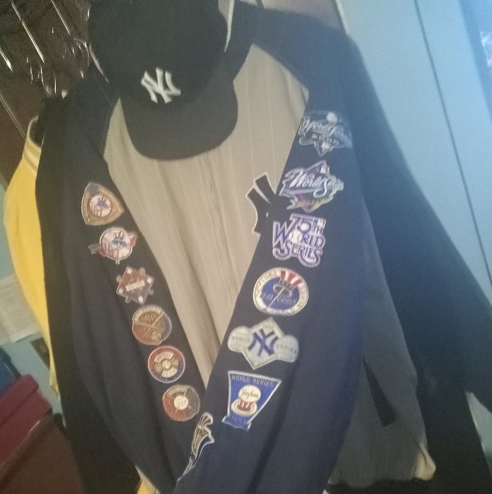 Authentic Yankees world series jacket stitched